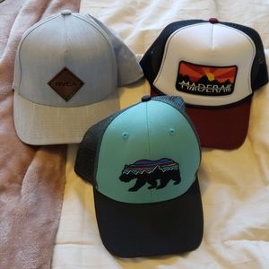 Patagonia, etc hat bundle